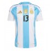 Echipament fotbal Argentina Cristian Romero #13 Tricou Acasa Copa America 2024 maneca scurta